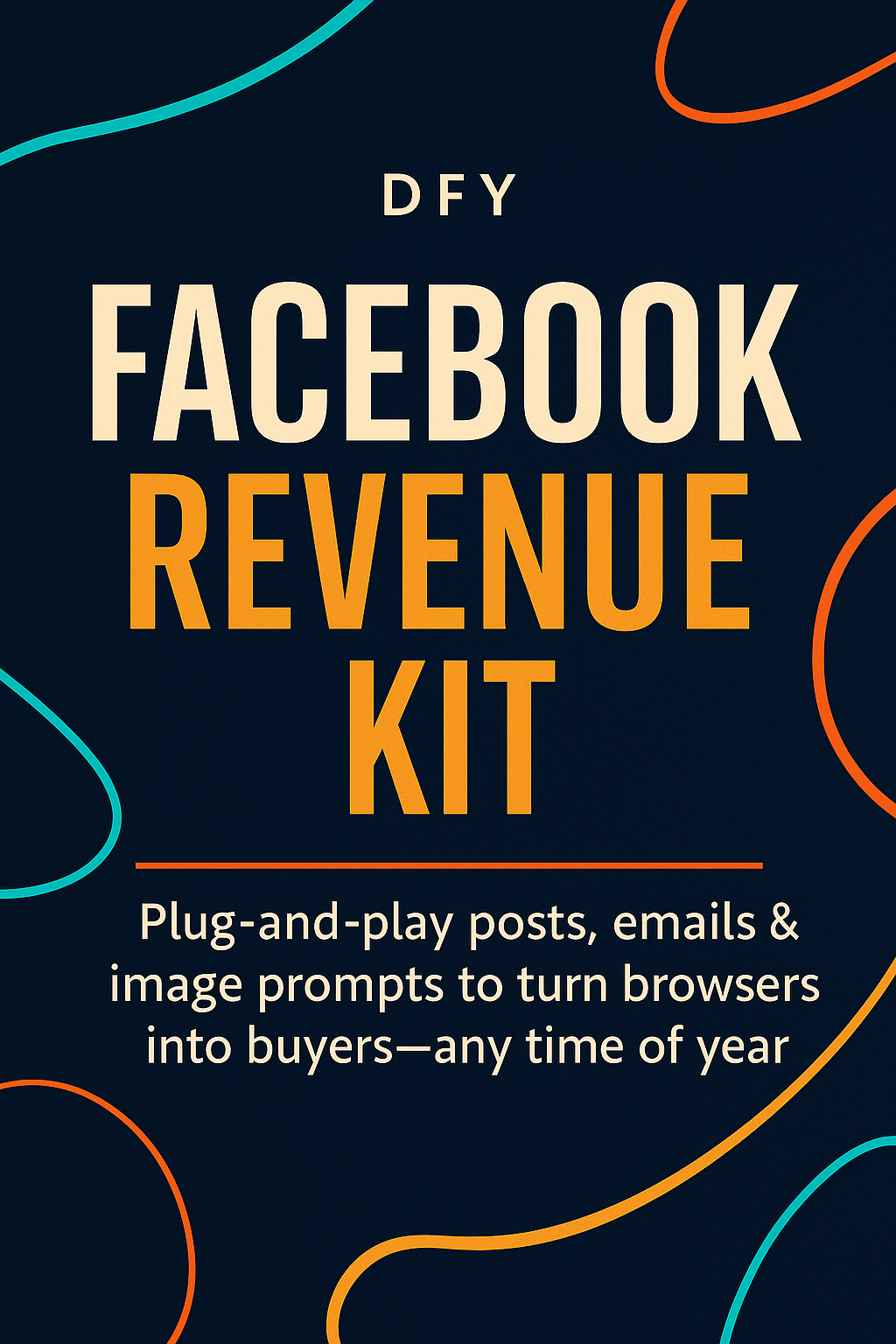 FaceBook Revenue Kit Cover FaceBook DFY Holiday Sales and Events Promotional Pack